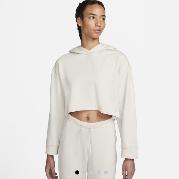 Nike Tops - Nike Yoga Size S Women's Cropped Fleece Hoodie